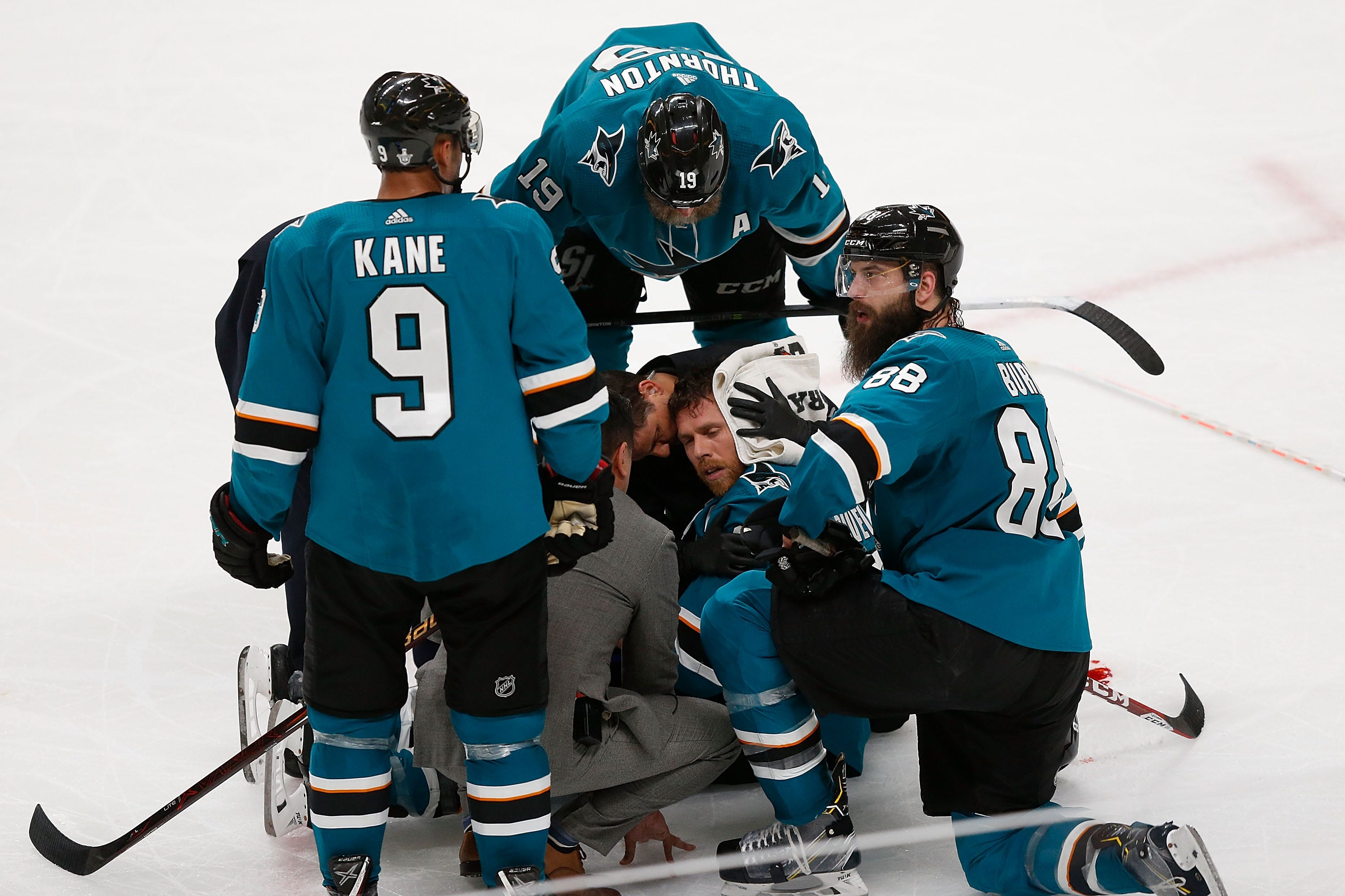 Two referees who made controversial Golden Knights-Sharks Game 7 penalty call won't officiate second round