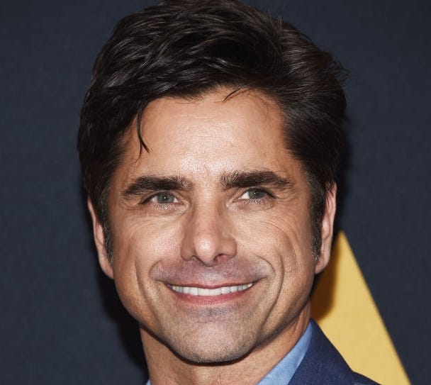 Actor John Stamos said the birth of his son, Billy, was funny and a little frightening.