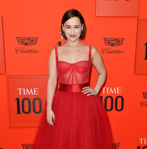 Emilia Clarke brought some heat to the red carpet 