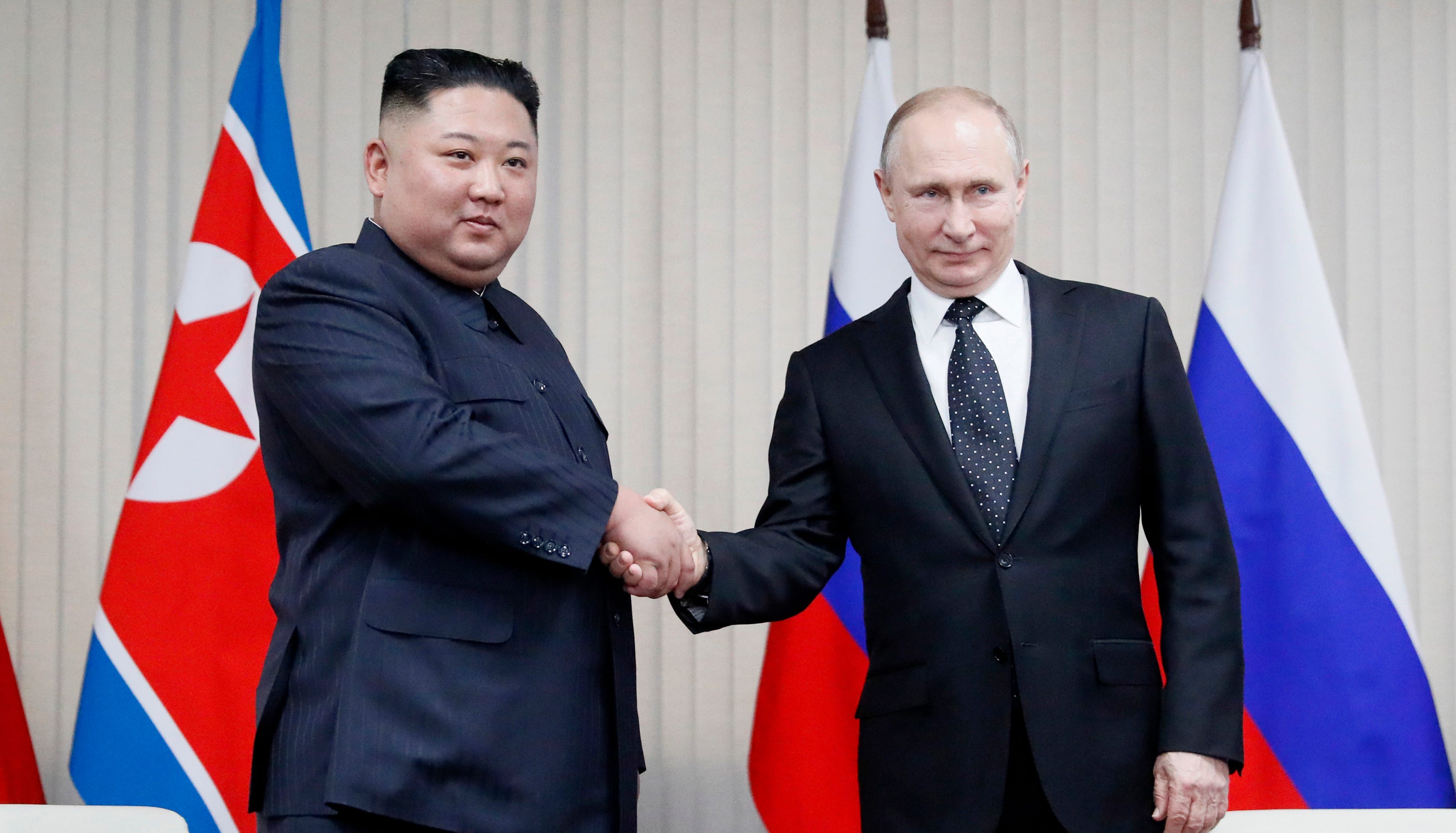 china and russia visit to north korea
