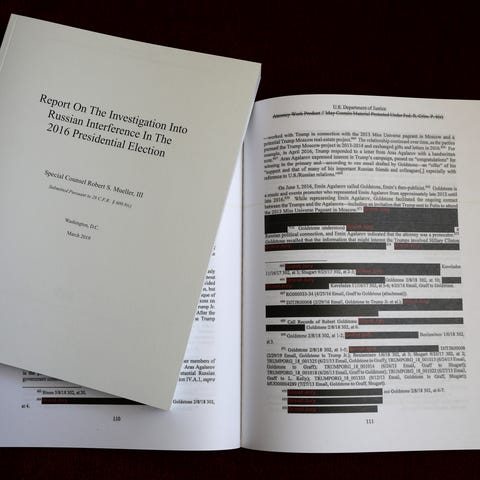 Redacted version of the Mueller report.