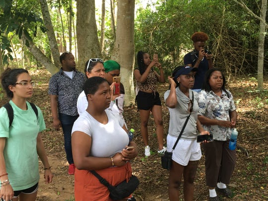 TCC students toured Ghana, and learned about the community, their traditions, and then later went on a hiking tour to Wli Falls, which is the highest waterfalls in Ghana.