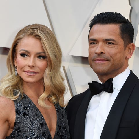 Kelly Ripa and Mark Consuelos at the Academy Award