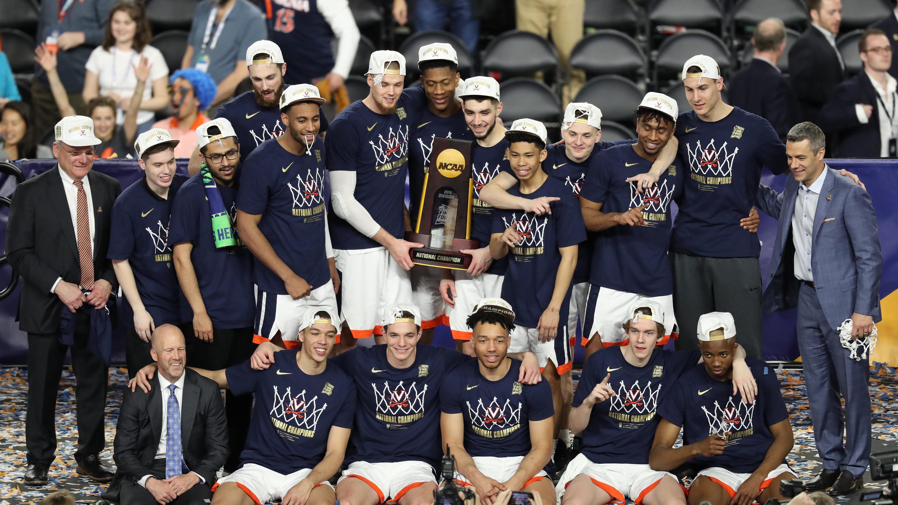 Image result for ncaa champions virginia white house