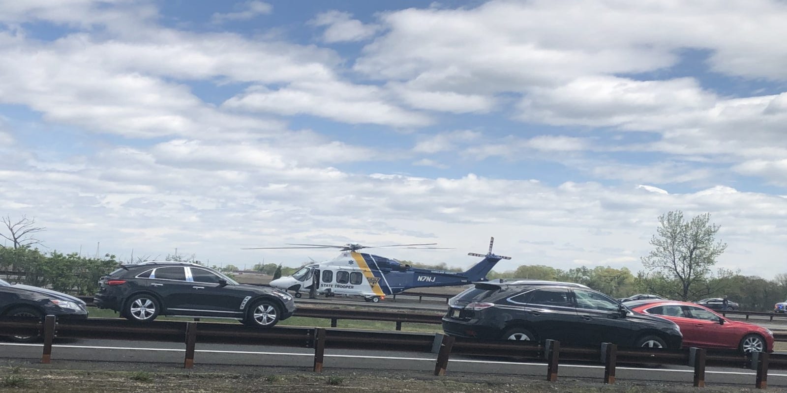 Garden State Parkway Five Car Crash Has Lanes Closed