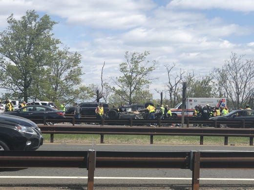 Garden State Parkway Five Car Crash Has Lanes Closed