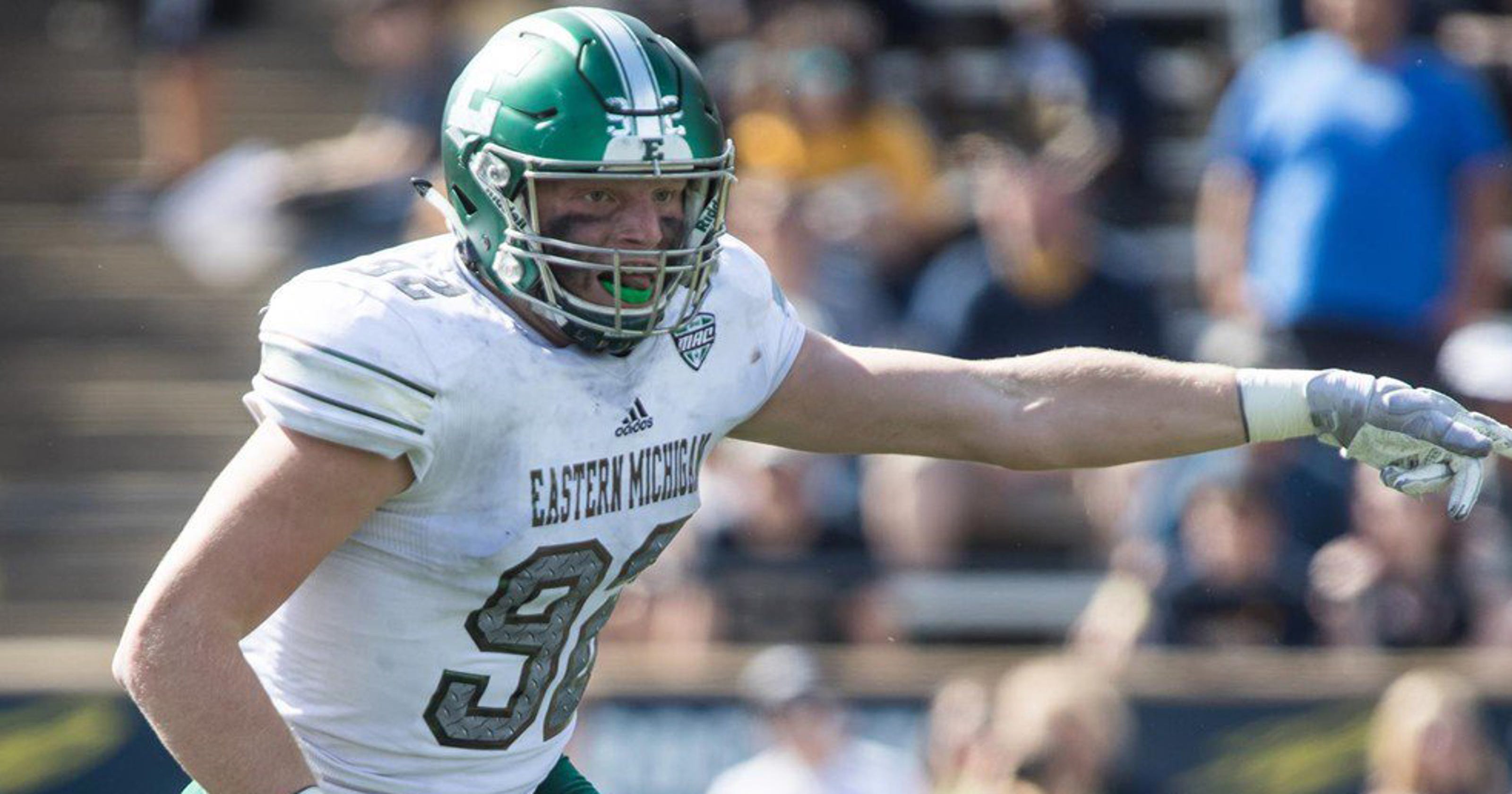 Eastern Michigan’s Maxx Crosby eager to reward Oakland Raiders’ faith