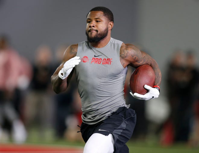 Detroit Cass Tech product and Ohio State standout Mike Weber was taken by the Dallas Cowboys in the seventh round.
