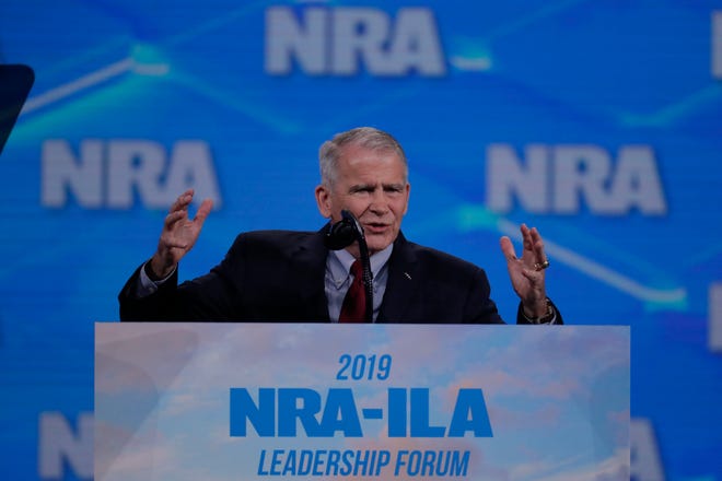 In a statement read to members of the group Saturday, North said he believes a committee should be set up to review the NRA’s finances.