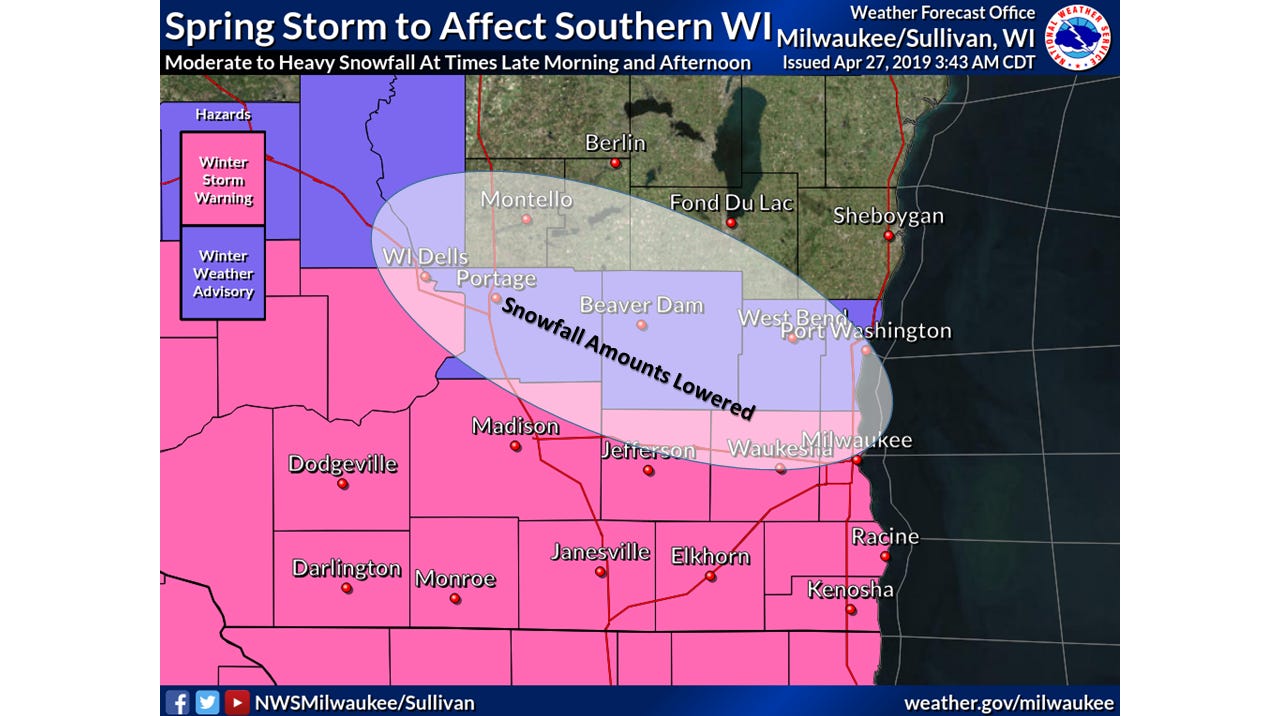 Milwaukee weather: Forecast for heavy snow is on track for Saturday