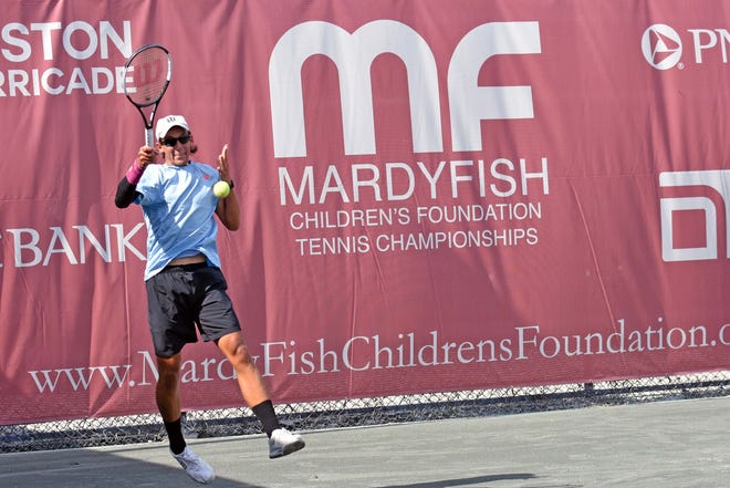 Naples 18-year-old Magnus Johnson won the Mardy Fish Tournament pre-qualifying tournament in Vero Beach.