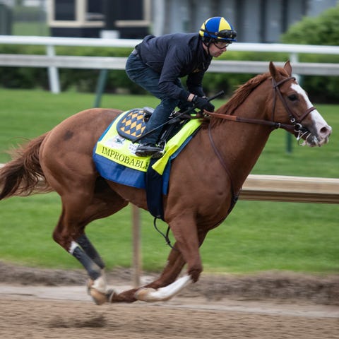 Improbable gets in a final workout prior to the...