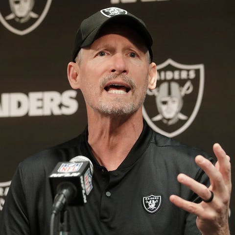Oakland Raiders general manager Mike Mayock.