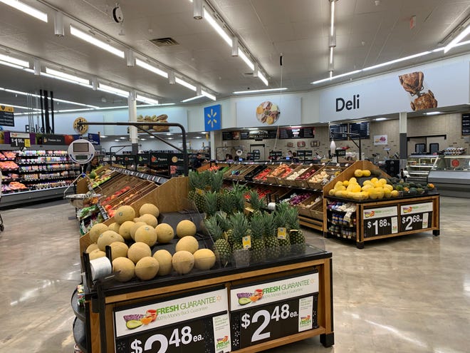 The produce department at Walmart in Brick.