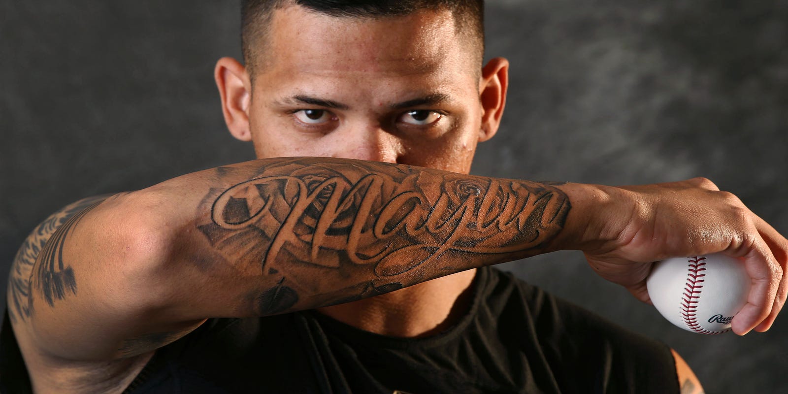 Arizona Diamondbacks Yoan Lopez S Tattoos Personify Family Journey
