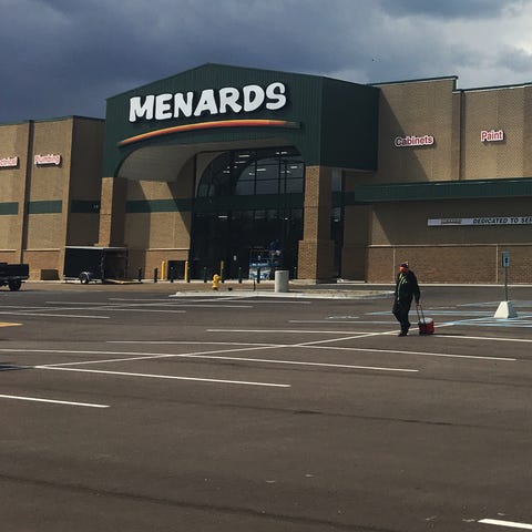 A rare two-story Menards, opening in June, at the 