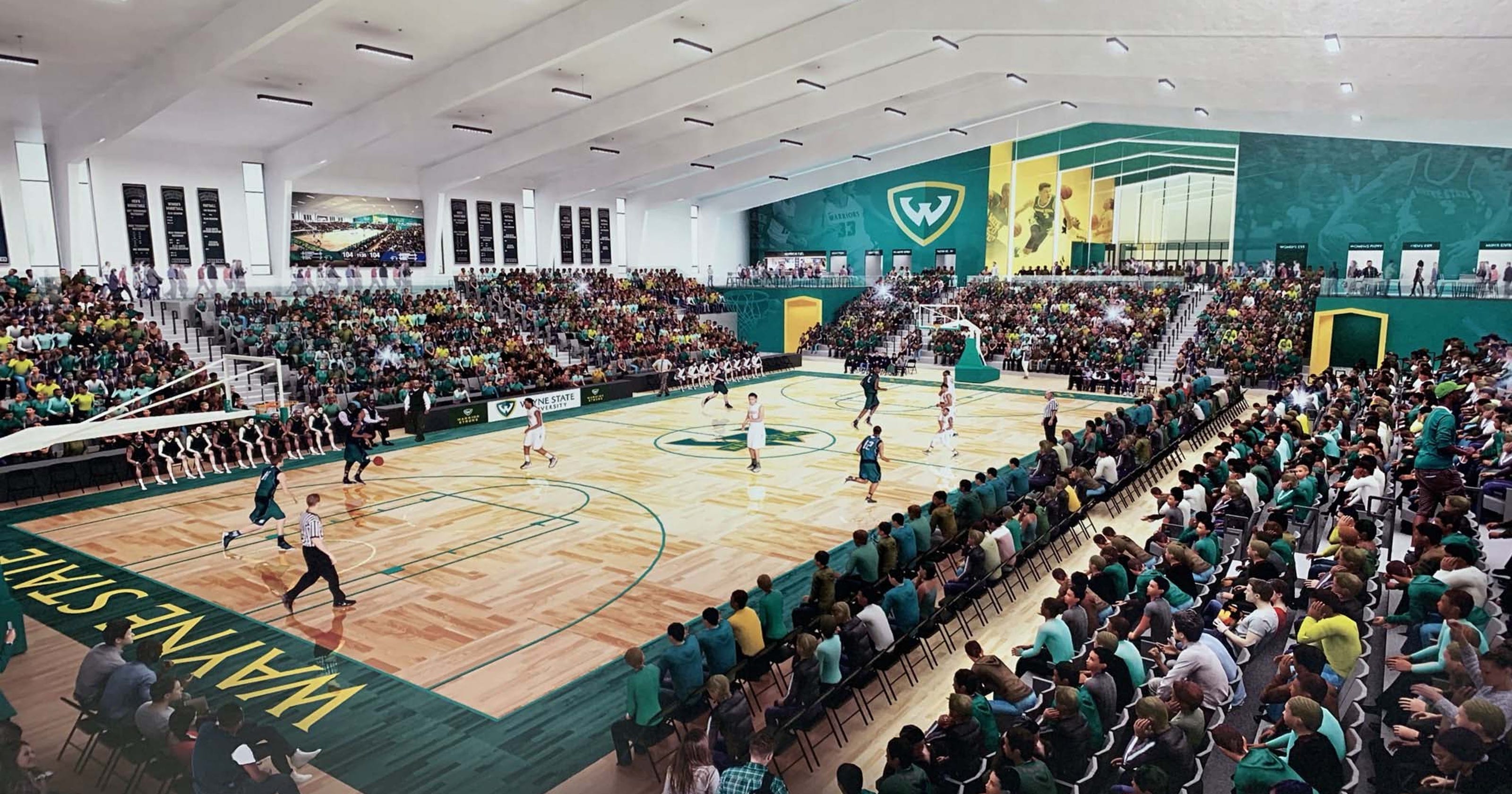 Wayne State to build 25M athletic facility, house Pistons' GLeague team