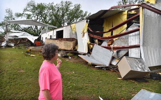 Family farms damaged by tornado