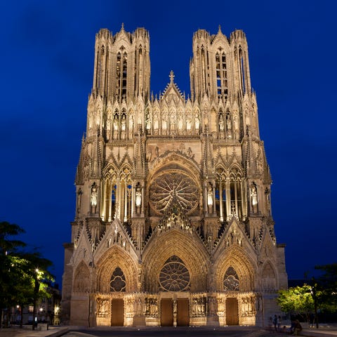 Reims Cathedral in Reims, France: Just north of...