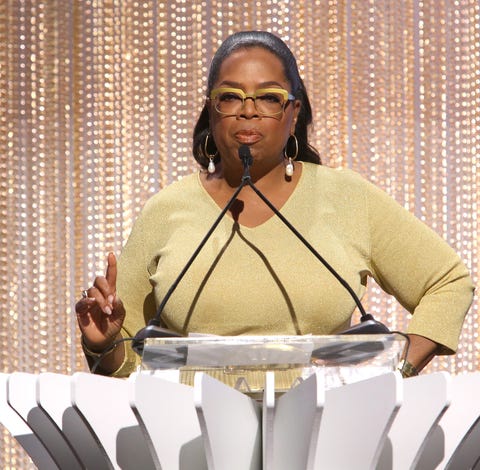 LOS ANGELES, CA - APRIL 30:  Oprah Winfrey speaks...