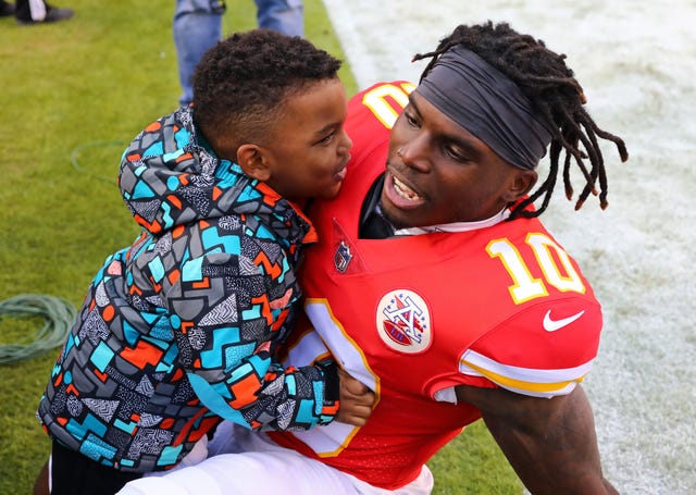 Chiefs Tyreek Hill Categorically Denies Hurting Son In
