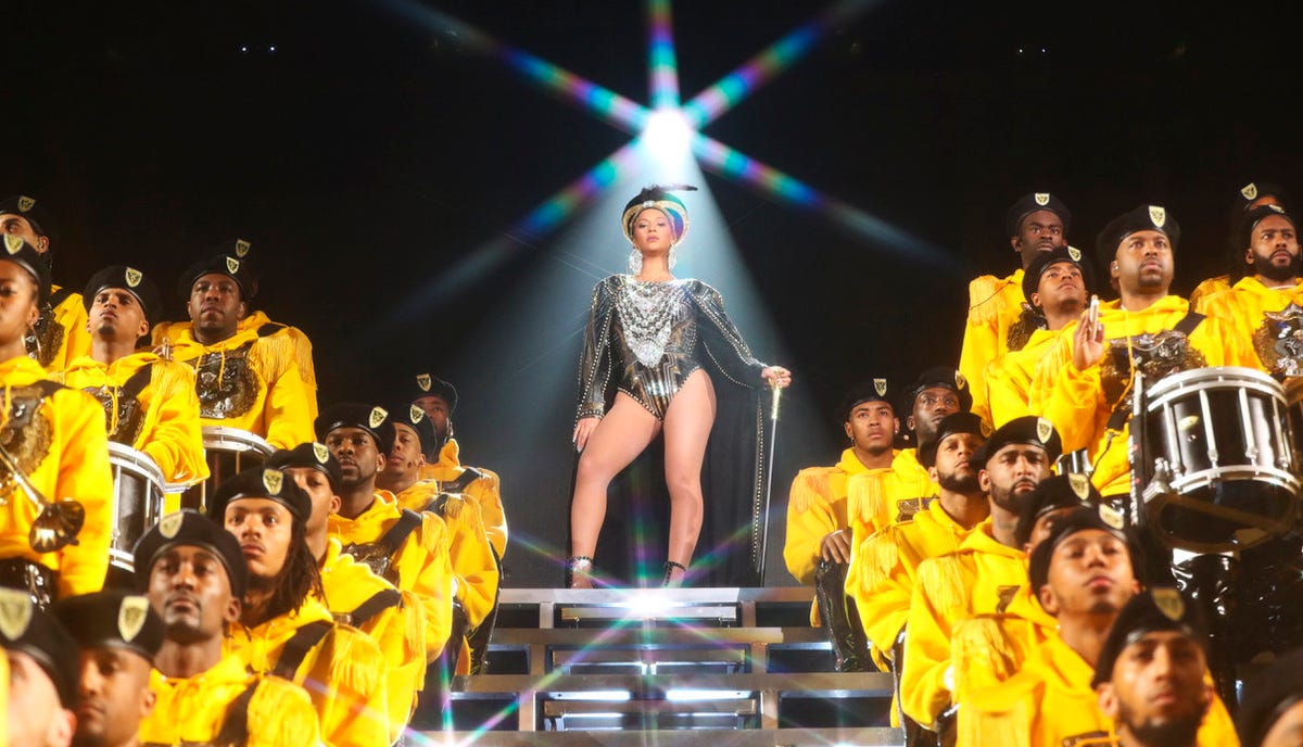 Beyonce became Beyonce - pop culture icon, Queen Bey, mother - in the 2010s. She won seven Grammys during the period, including best R&B song for "Drunk in Love", best urban contemporary album for "Lemonade" and best music film for "Homecoming", which chronicled her iconic 2018 Coachella performance.