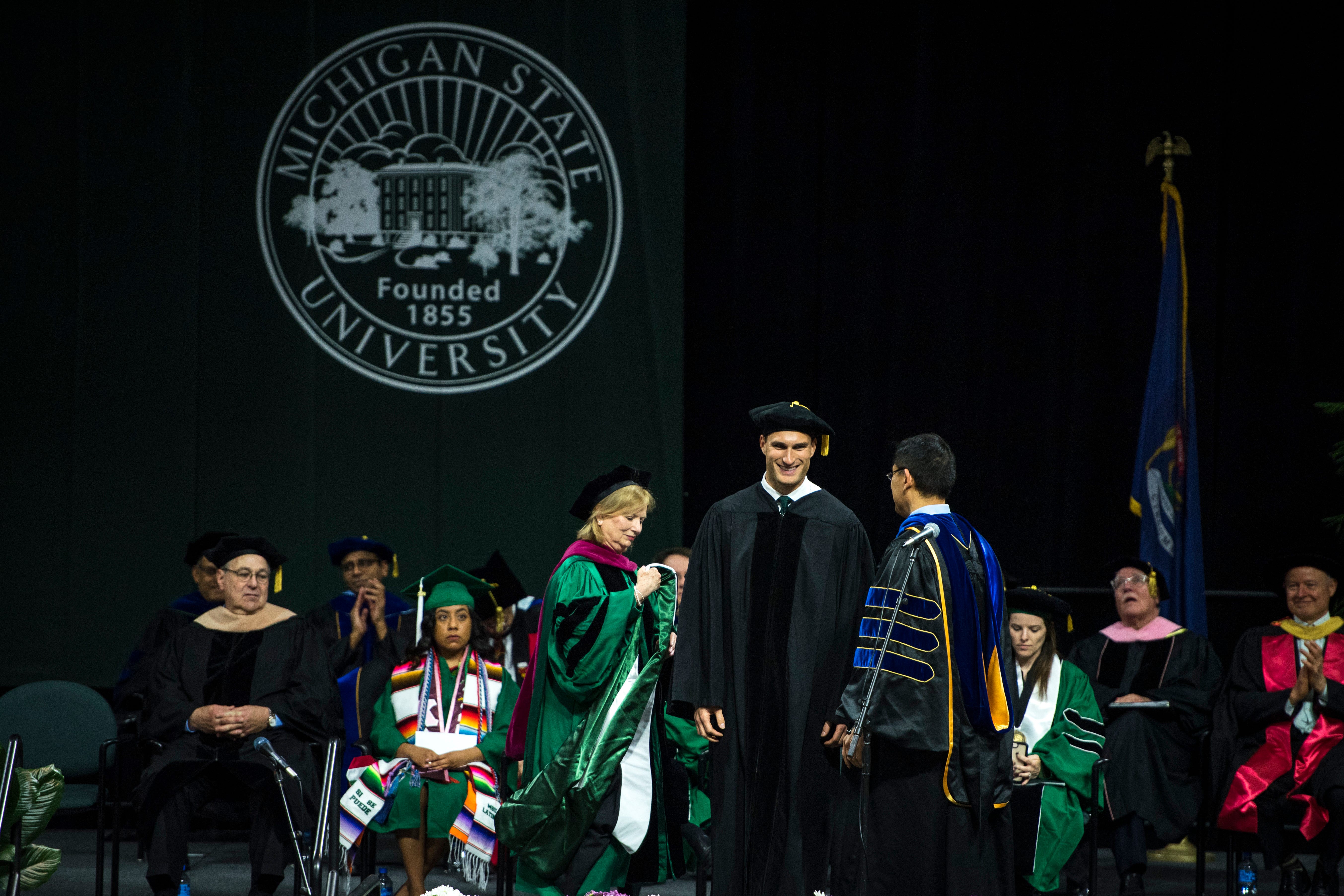 2019 Michigan State graduation ceremony