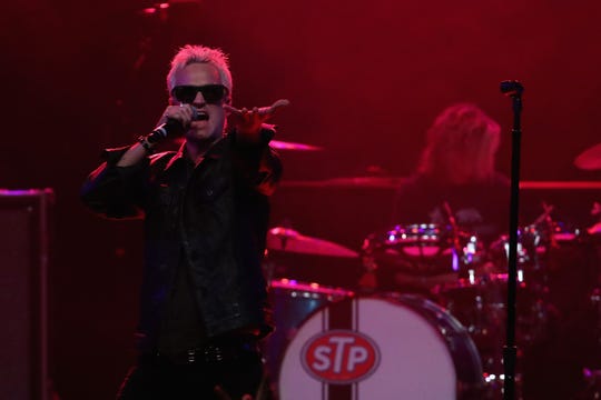 Jeff Gutt of Stone Temple Pilots performs at Marquee Theatre on March 10, 2018 in Tempe, Arizona.