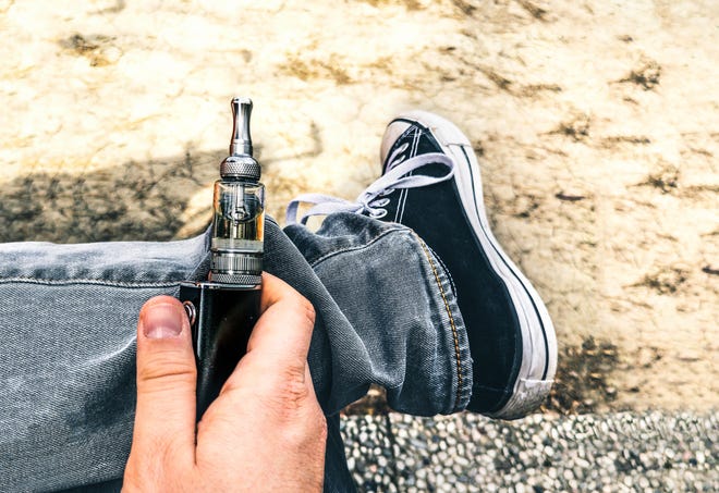 Vaping is on the rise among teenagers.