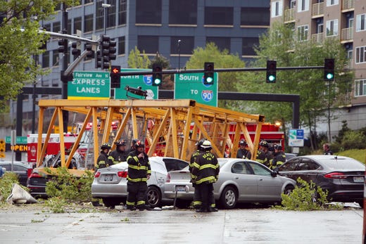 A construction crane working on a building in downtown Seattle collapsed April 27, 2019. Several people have died and a few others are hospitalized after the construction crane fell onto the street. 