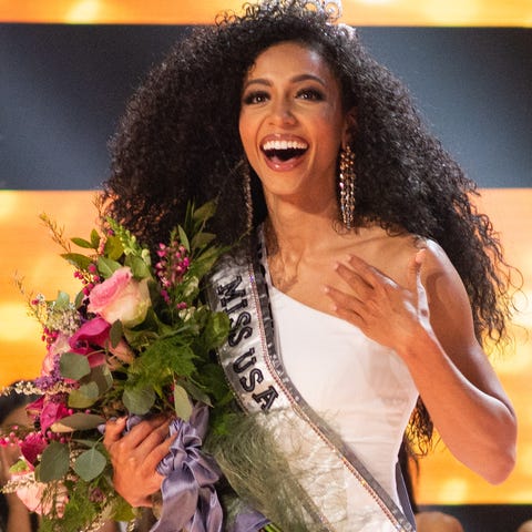 Chelsie Kryst, Miss North Carolina is crowned...
