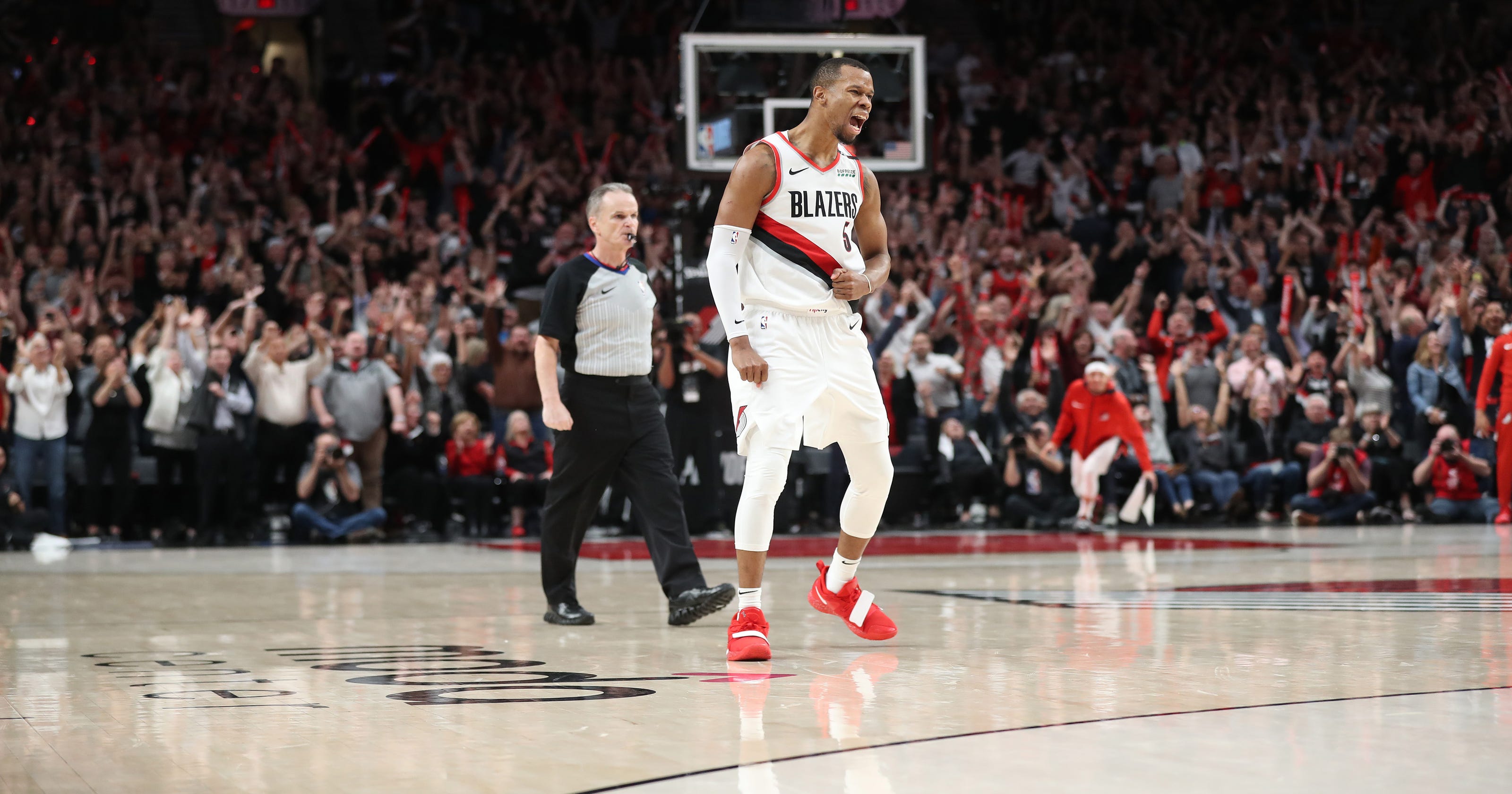Image result for Trail Blazers outlast Nuggets in 4OT thriller