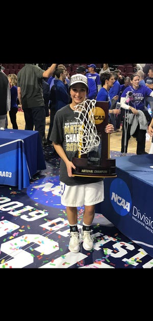 Newark Catholic graduate Kelly Clapper helped Thomas More win the NCAA Division III national title earlier this spring.