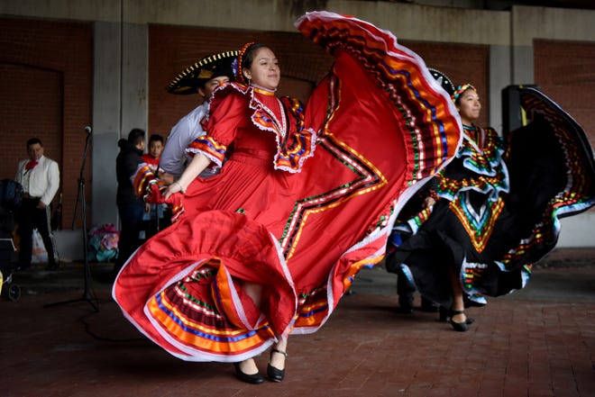 The corner on Dayton Ave and Monroe Ave in Passaic was named Plaza Garibaldi on Cinco de Mayo on May 5, 2019. Members of Baile Folklorica Raices Maxicanas perform Mexican folk dance.