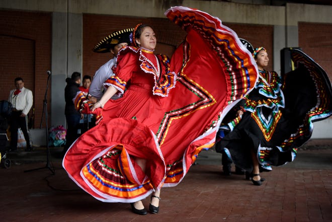 The corner on Dayton Ave and Monroe Ave in Passaic was named Plaza Garibaldi on Cinco de Mayo on May 5, 2019. Members of Baile Folklorica Raices Maxicanas perform Mexican folk dance.