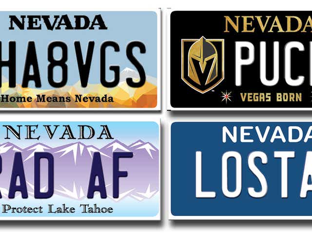 Here S Why Nevada S Dmv Rejects So Many Vanity License Plates