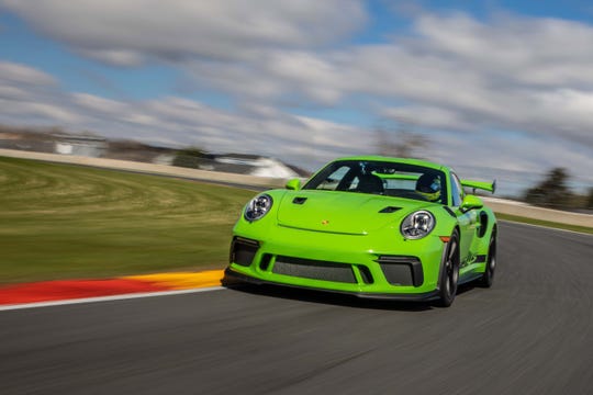 The 520-horse Porsche 911 GT3 RS does not have the grunt of its turbocharged, GT2 brother, but its 9,000 RPM, normally-aspirated engine is a joy to rev.