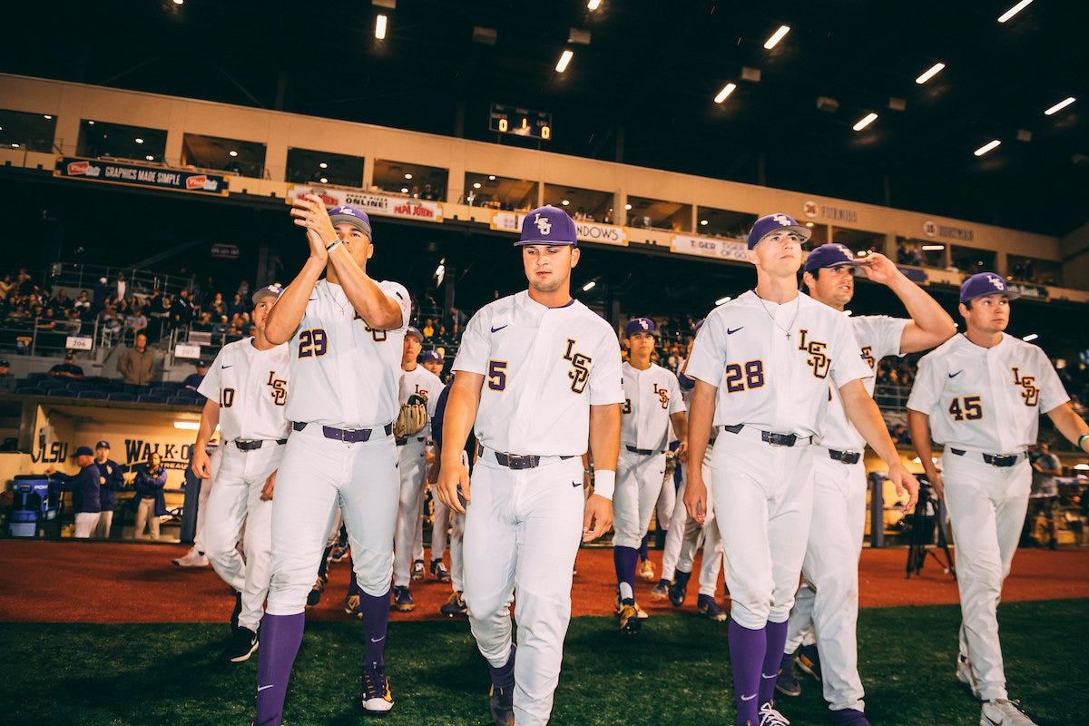 lsu baseball uniforms 2019