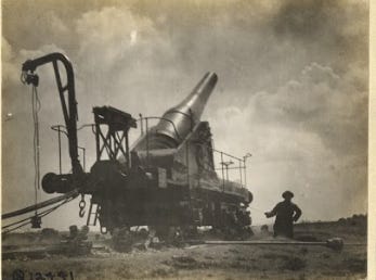 An artillery piece used by the 52nd Coastal Artillery Regiment during World War I. Joseph Nowinski found this photo in his research into Pvt. Sylvester Mushinski. Nowinski hasn't been able to find a photo of Mushinski.
