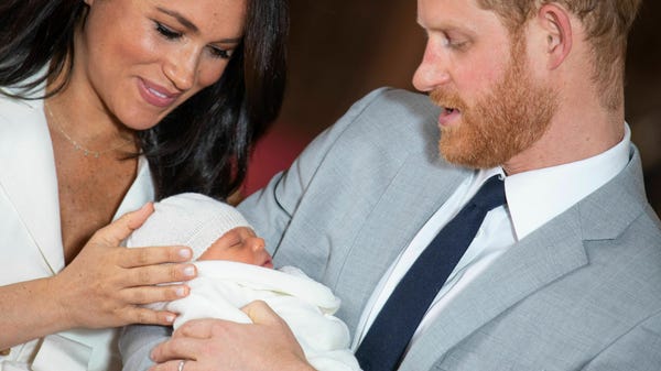 Britain's Prince Harry and Meghan, Duchess of...