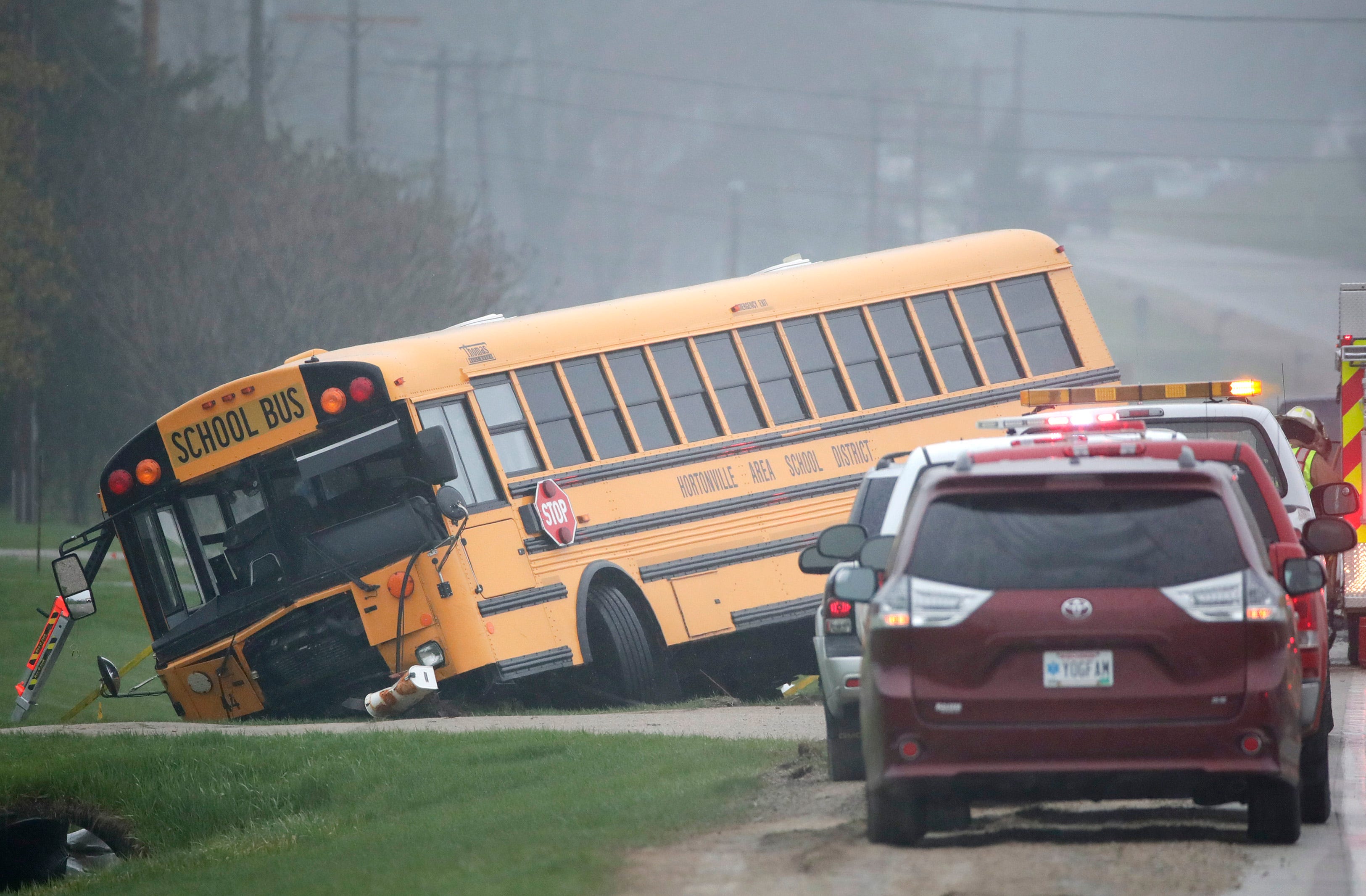 School bus crash 10yearold boy killed in crash on State 15
