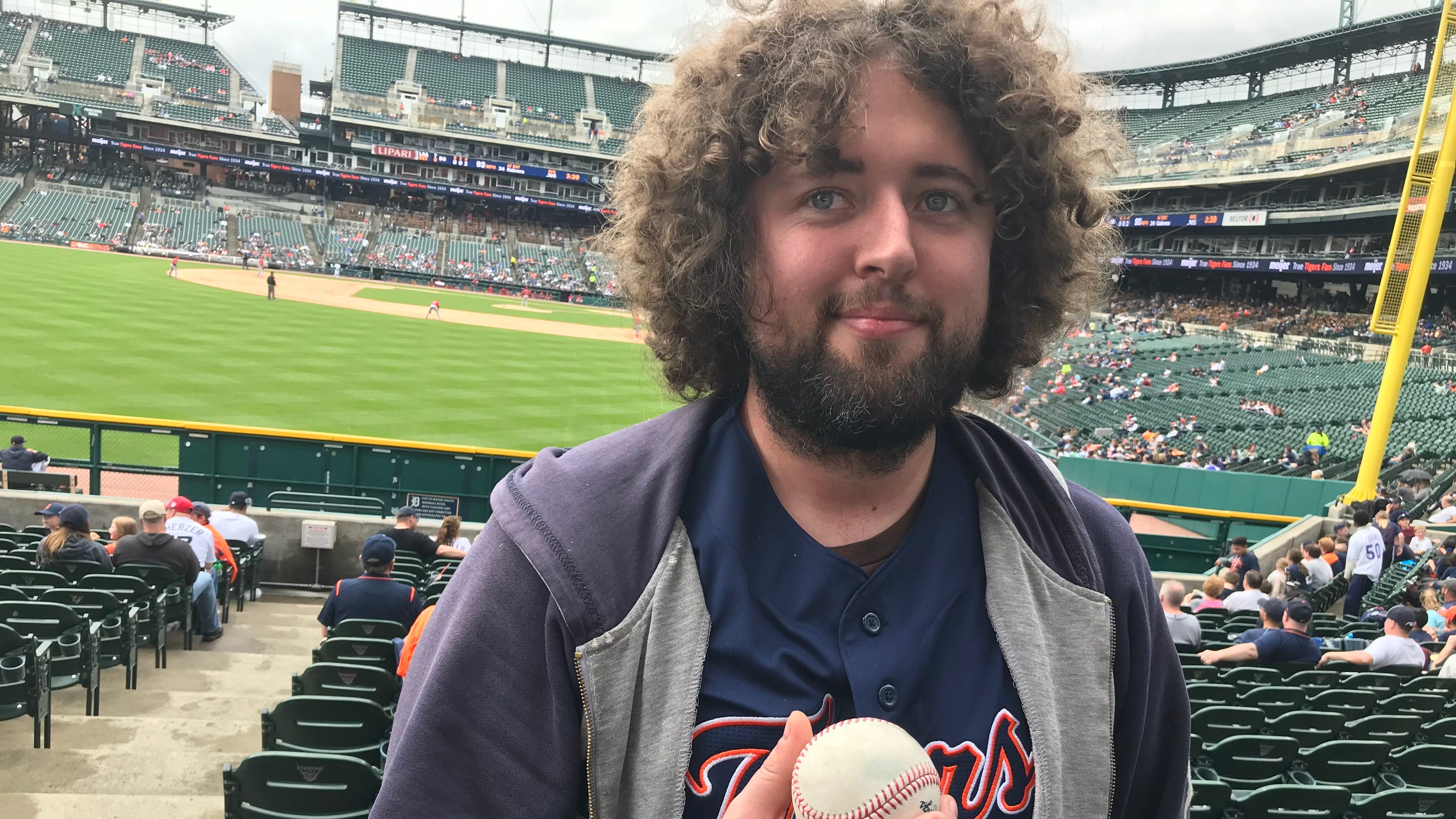 'I don't want money': Tigers fan turns down four offers, keeps Pujols' 2,000-RBI baseball - The Detroit News
