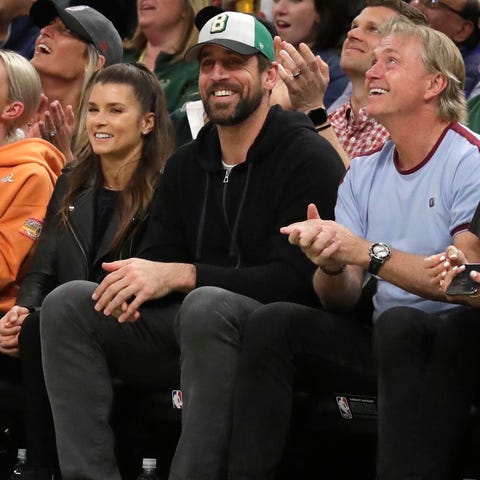 Green Bay Packers Aaron Rodgers and Danica Patrick