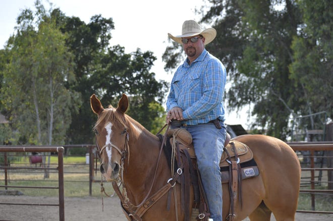 Visalia resident Kyle Lockett is atop the 2019 PRCA Ram World Standings for team roping (heelers). Lockett is competing at the Woodlake Lions Rodeo this weekend.