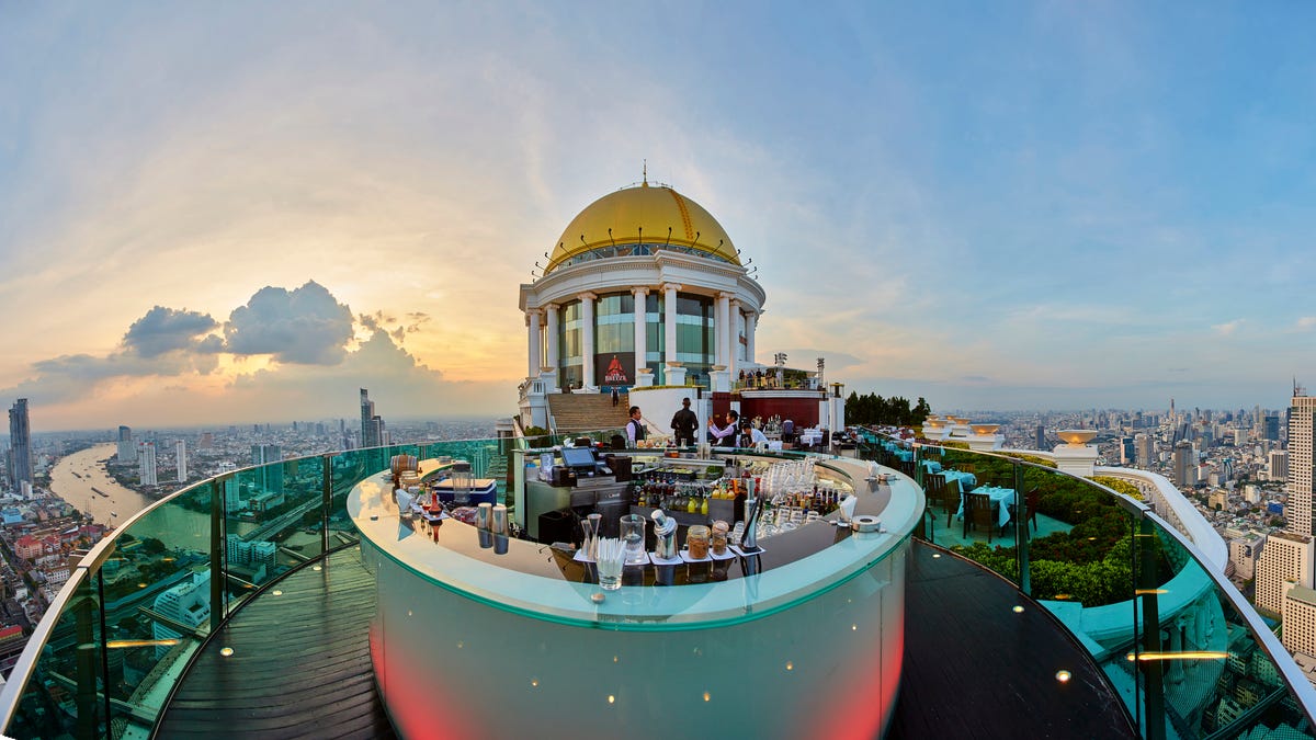 Lebua at State Tower in Bangkok is well-known for its starring role in the hit Hollywood movie 