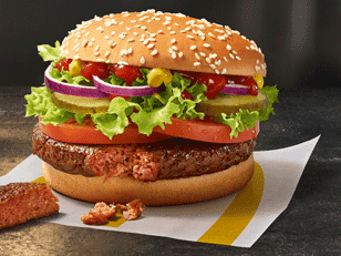 McDonald's has added a vegan burger to its restaurants in Germany.
