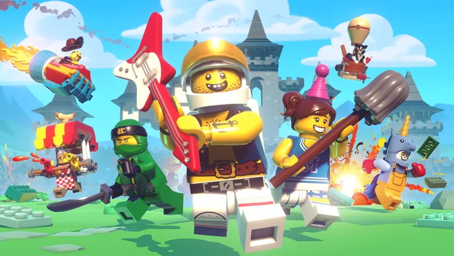 Apple Arcade, a subscription-based service launching this fall, will offer more than 100 premium games, for a relatively low price. Among them: 'Lego Brawls,' shown here.