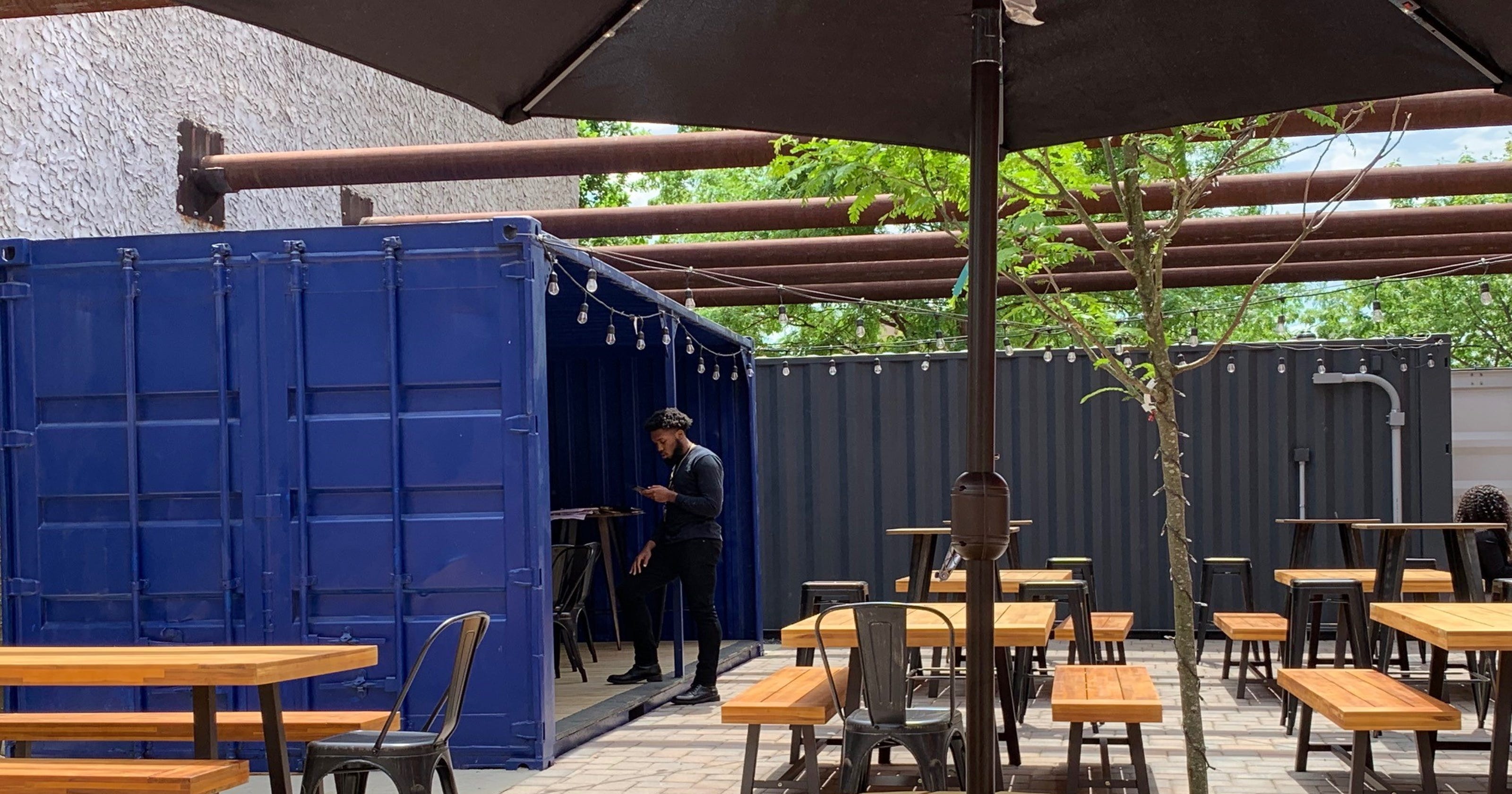 Camden Arts Yard is open on Market Street with beer garden, Aaron McCargo