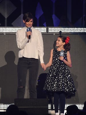 Katie Holmes gushes about daughter Suri singing on her movies