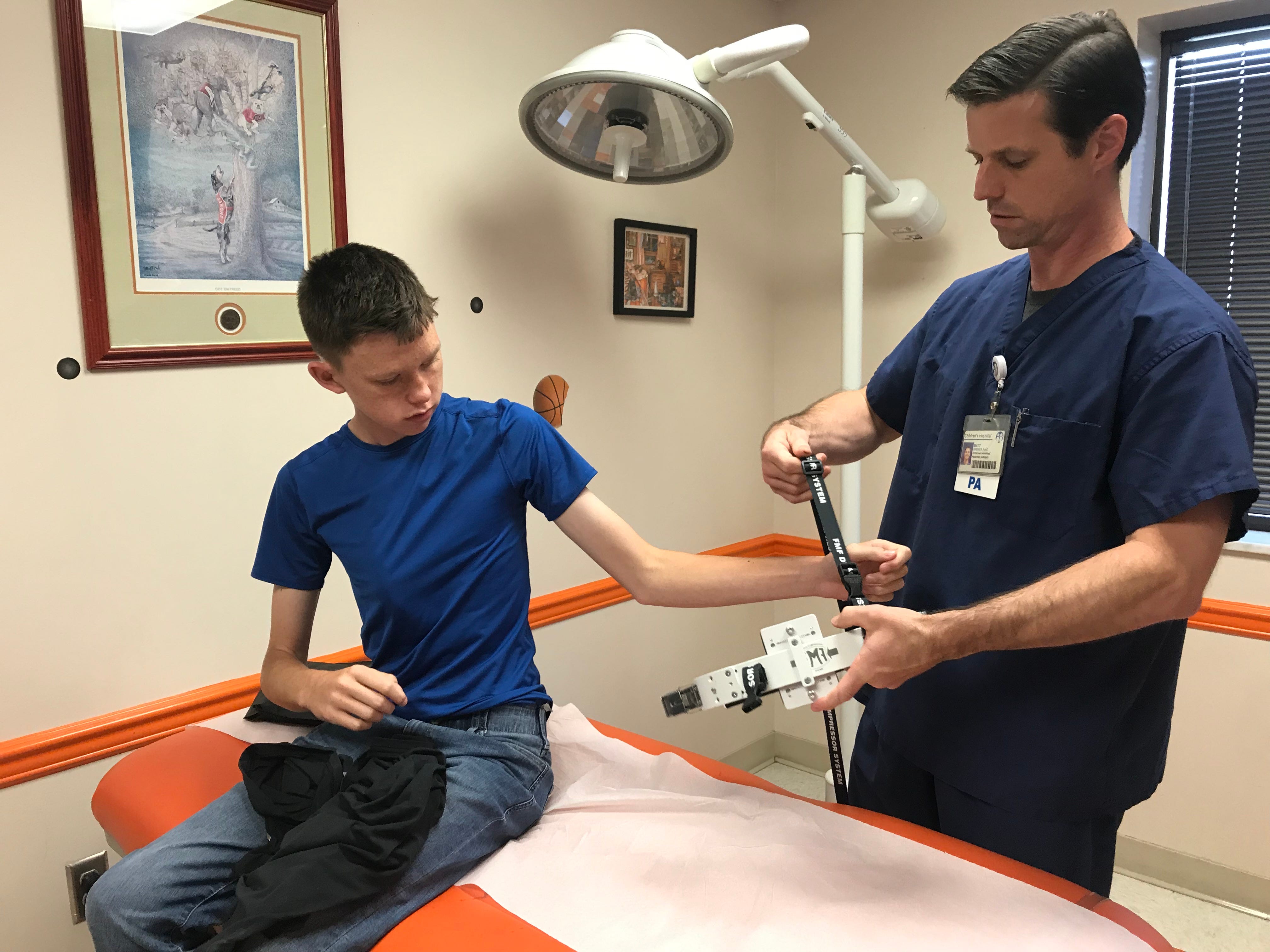 First Tennessee patient fitted with device to fix 'pigeon chest'